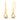 22k Beautiful Gold Earrings With An Infinite Pattern