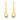 22k Beautiful Gold Earrings With An Infinite Pattern
