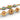 Three distinct heart-shaped patterns on a 22-karat gold bracelet