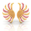 22KT (916) Yellow Gold Phoenix Wing Stud Earrings