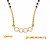 22KT (916) Yellow Gold Mangalsutra (Artificial Beaded) for Women