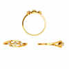 22KT (916) Yellow Gold Ring for Women