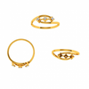 22KT (916) Yellow Gold Ring for Women