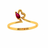 22KT (916) Yellow Gold Ring for Women