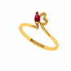 22KT (916) Yellow Gold Ring for Women