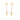 22K Gold Ethereal Dangling Drop Earrings for Women