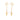 22K Gold Ethereal Dangling Drop Earrings for Women