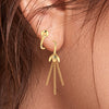 Lustrous 22K Gold Elegant & Timeless Design Drop Earrings for Women