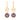22KT (916) Gold "Cancer Moonrise" Horoscope Earrings for Women & Girls