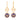 22KT (916) Gold "Cancer Moonrise" Horoscope Earrings for Women & Girls
