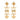 22KT (916) Yellow Gold Earring for Women