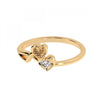 22KT (916) Yellow Gold Ring for Women