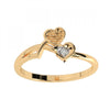 22KT (916) Yellow Gold Ring for Women