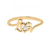 22KT (916) Yellow Gold Ring for Women