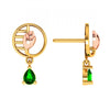 22KT (916)Yellow Gold Earrings for Women