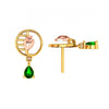 22KT (916)Yellow Gold Earrings for Women