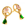 22KT (916)Yellow Gold Earrings for Women