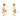22KT (916) Yellow Gold Earrings for Women