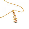 22KT (916) Yellow Gold Pendant for Women