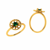 22KT (916) Yellow Gold Ring for Women