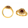 22KT (916) Yellow Gold Ring for Women