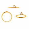 22KT (916) Yellow Gold Ring for Woman