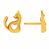 22KT (916) Yellow Gold Earring for Woman