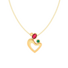 Heart to Heart 22K Gold Pendant