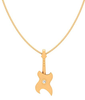 Symphonic Grace of Yellow Gold Pendant for Women