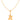Symphonic Grace Of Yellow Gold Pendant For Women