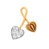 Dangling 22K Gold Love Locket Design