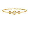 Encircling Grace of Gold Bracelet