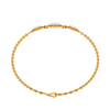 Enclosed oval-shaped Gold Bracelet