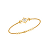 Diamond-shaped Gold Bracelet