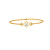 Diamond-shaped Gold Bracelet