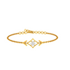 Diamond-shaped Gold Bracelet