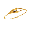 Alluring Abstract Gold Bracelet