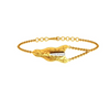 Alluring Abstract Gold Bracelet