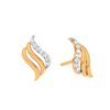 22KT Stone Studded Modern Gold Earring Exclusively For You