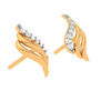 22KT Stone Studded Modern Gold Earring Exclusively For You