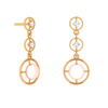 Symmetric Sensation Gold Earrings