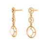 Symmetric Sensation Gold Earrings