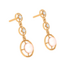 Symmetric Sensation Gold Earrings