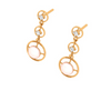 Symmetric Sensation Gold Earrings