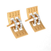 Link Chain Stud Earrings