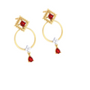 Intricately Crafted Gold Earrings Everyday Use