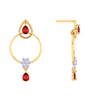 22KT Chic Gold Earrings 