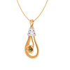 Ripped Dangler Gold Pendant