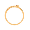 Leaf Motif Gold Ring 