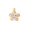 Floral Pattern Gold Pendant